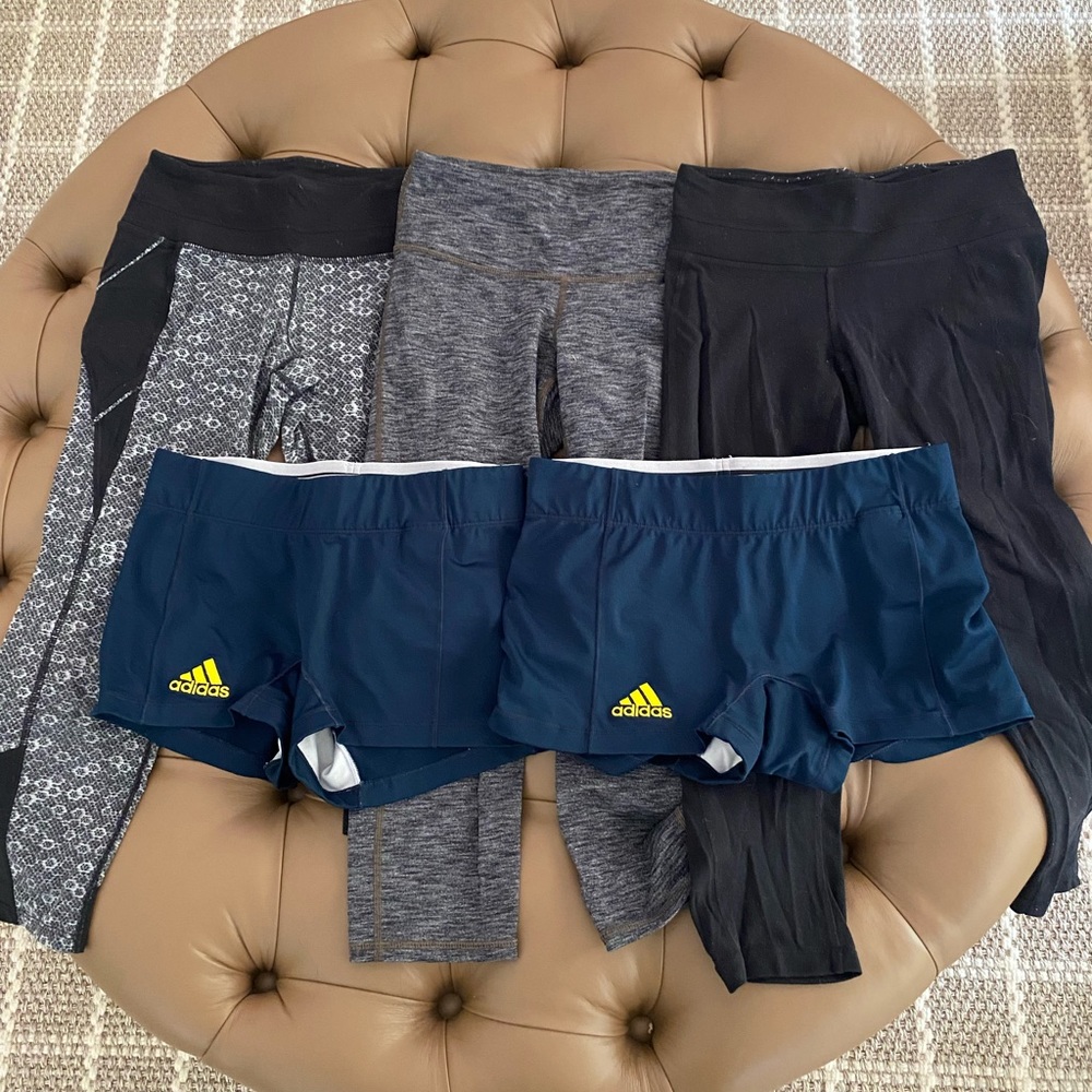 3 Leggings & 2 Spandex